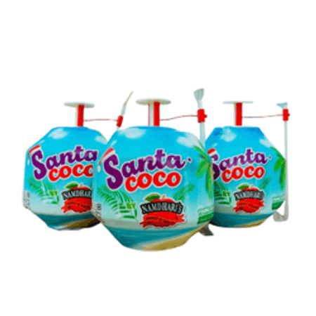 Kokos pitny ze słomką